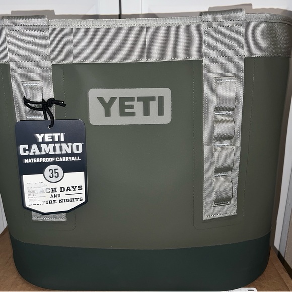 YETI 2021 - Retired HIGHLANDS OLIVE - Original Tote Organizer  Carryall Green - Picture 1 of 6